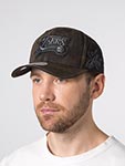 Бейсболка MITCHELL NESS арт. HP12163-P76BLCK Philadelphia 76Ers NBA (черный / бежевый)